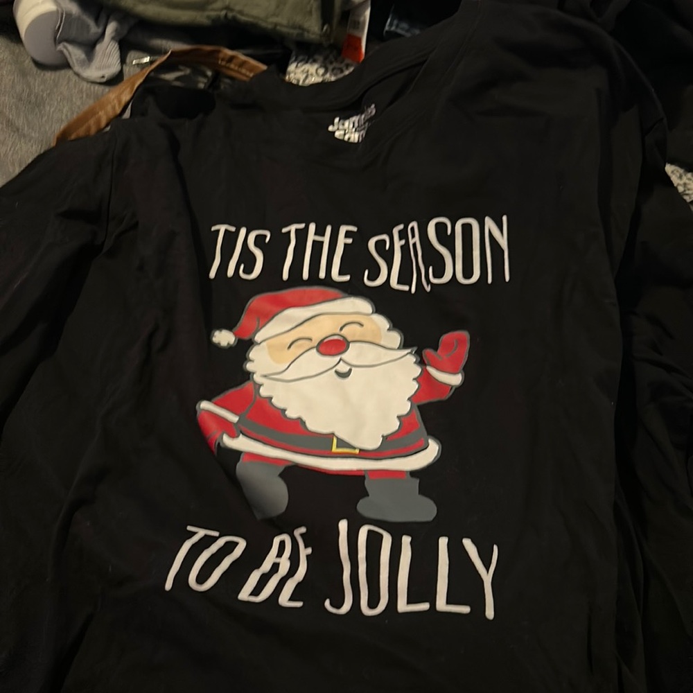 Black Christmas long sleeve shirt